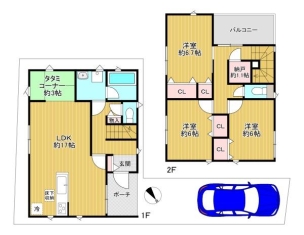 寝屋川市太間町第3　2号棟　新築戸建