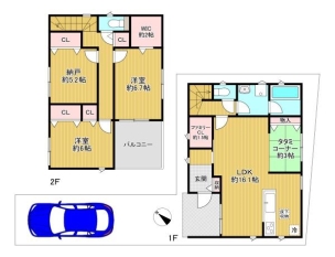 寝屋川市太間町第3　3号棟　新築戸建