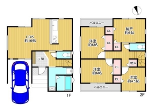 寝屋川市成田町　新築戸建